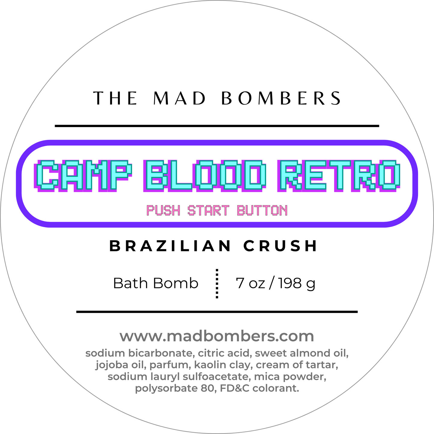 Camp Blood Retro | Bath Bomb