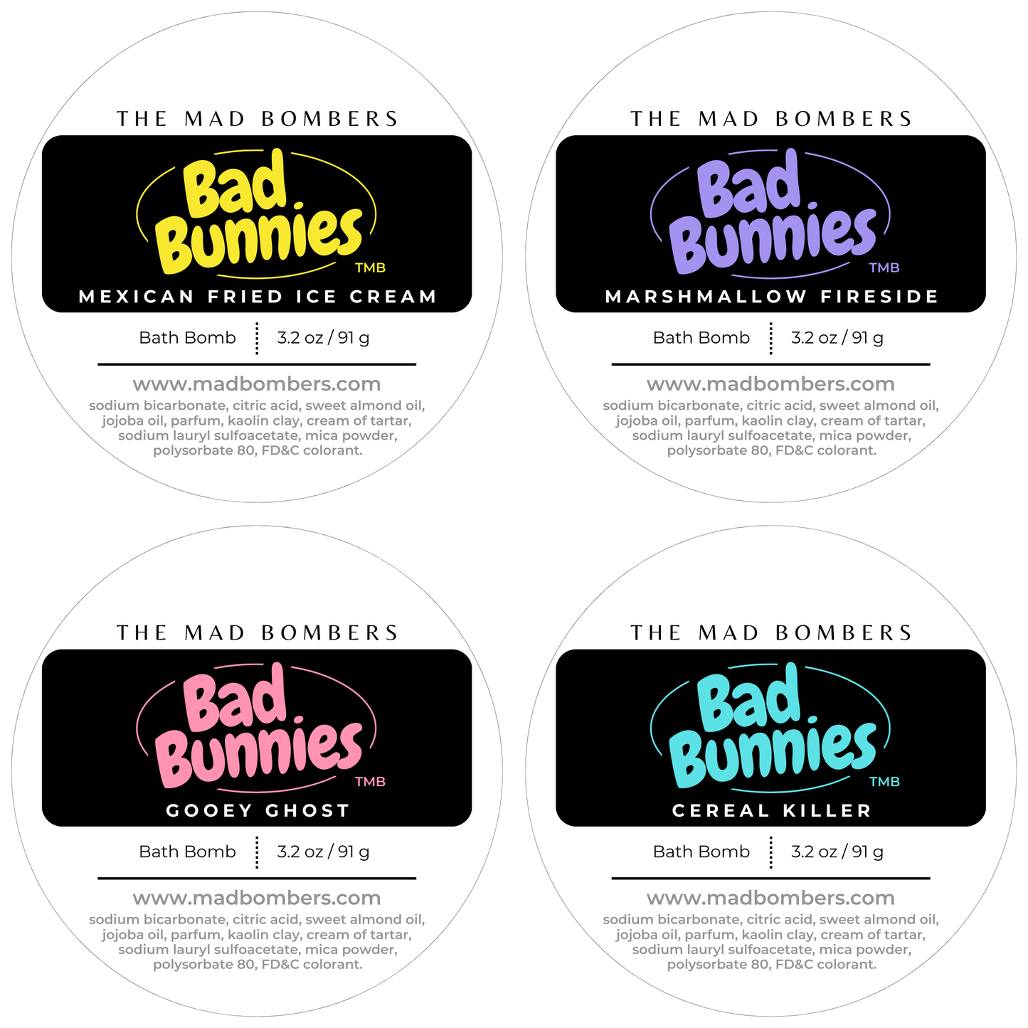 Bad Bunnies (set of 2) | Bath Bombs
