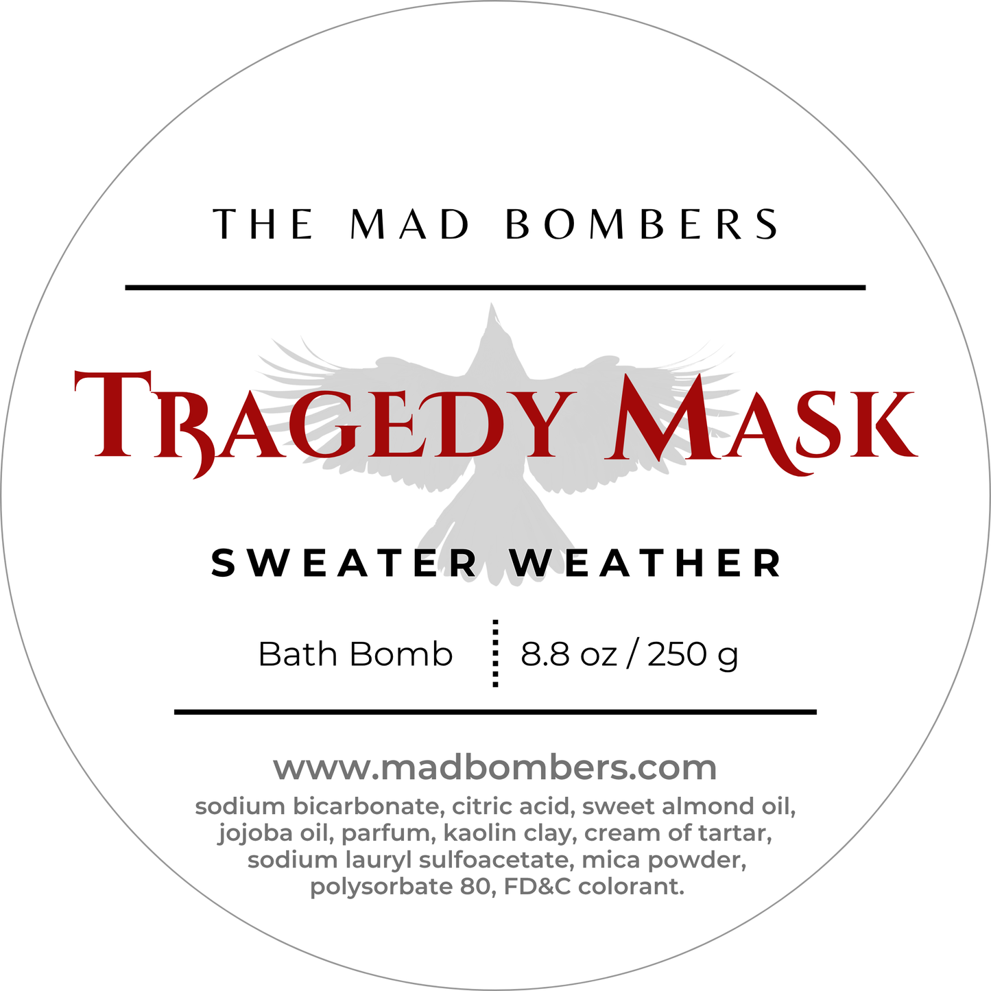 Tragedy Mask | Bath Bomb